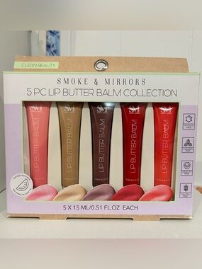 Smoke & Mirrors 5-Piece Lip Butter Balm Collection - Multi Shade Set